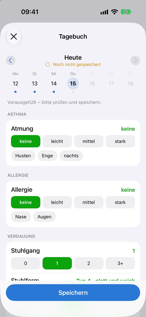Kenk.io on the iPhone: logging the journal