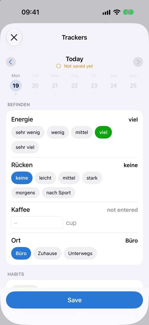 Kenk.io on the iPhone: logging trackers